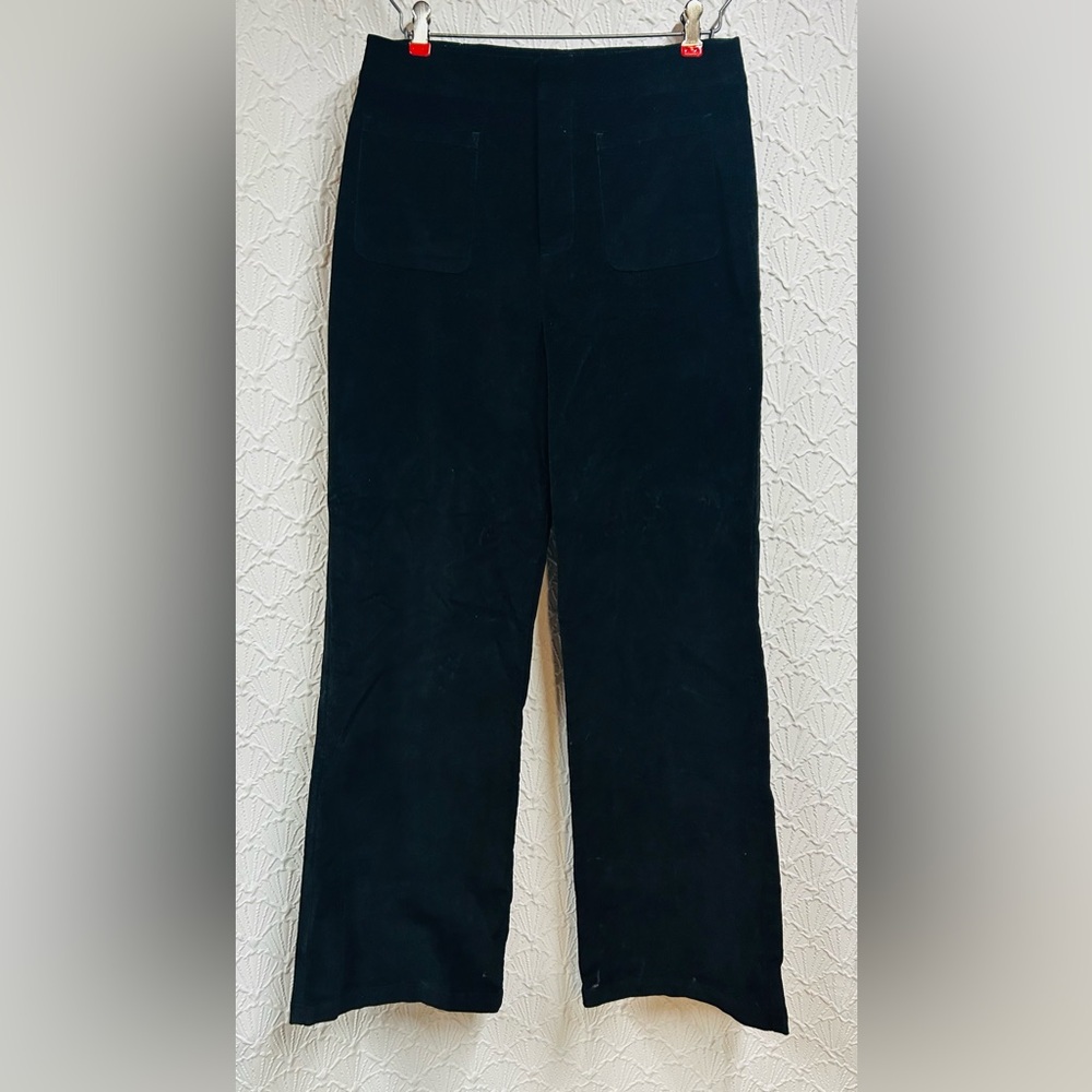 ASOS Design Size 6 Black Velvet Pants